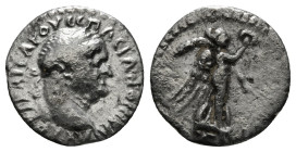 CAPPADOCIA. Caesarea. Vespasian (69-79). Hemidrachm.
Obv: AYTOKP KAICAP OYЄCΠACIANOC CЄBA.
Laureate head right.
Rev: Nike advancing right, holding wre...