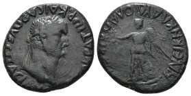 LYCAONIA. Laodicea Combusta. Vespasian (69-79). Ae.
Obv: AYTOKPATωP KAICAP OYЄCΠACIANOC.
Laureate head right.
Rev: CЄBACTH NЄIKH KΛAYΔIOΛAOΔIKЄωN.
Nik...