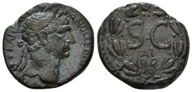 Seleucis and Pieria, Antiochia ad Orontem. Trajan, AD.98-117. Æ. Struck 102-114 AD. AVTOKP KAIC NEP TRAIANOC CEB ΓERM ΔAK. Laureate head right. / Larg...