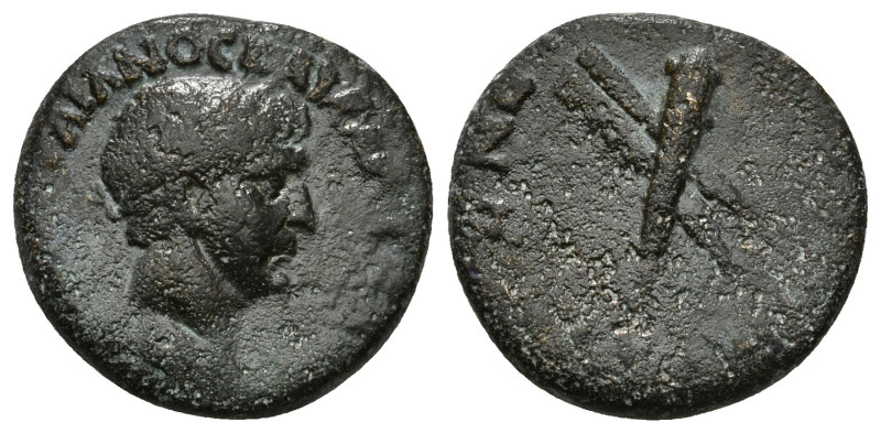 Pontus, Heracleopolis (as Sebastopolis). Trajan. A.D. 98-117. AE hemiassarion . ...