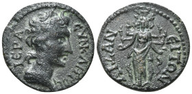 PHRYGIA. Aezanis. Pseudo-autonomous. Time of Gallienus (260-268). Ae.
Obv: IEPA CYNKΛHTOC.
Laureate and draped bust of the Senate right.
Rev: AIZANEIT...