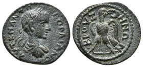 PHRYGIA. Bruzus. Gordian III (238-244). Ae.
Obv: ΑΥΤ Κ Μ ΑΝΤΩ ΓΟΡΔΙΑΝΟϹ.
Laureate, draped and cuirassed bust right.
Rev: ΒΡΟΥΖΗΝΩΝ.
Eagle standing fac...