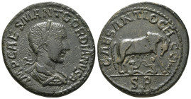 PISIDIA. Antioch. Gordian III (238-244). Ae.
Obv: IMP CAES M ANT GORDIANVS AVG.
Laureate, draped and cuirassed bust right.
Rev: CAES ANTIOCH COL / S R...