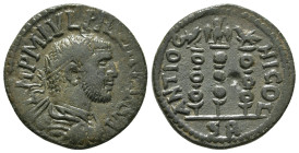 PISIDIA, Antiochia .Philip I, 244-249 AD. AE
MP M IVL PHILIPPVS A Radiate, draped and cuirassed bust of Philip to right
Rev. ANTIO-CHI C/OLON / S-R Ve...