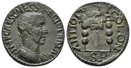 PISIDIA. Antioch. Trajanus Decius (249-251). Ae.
Obv: IMP CAES G MESS Q DECIO TR A.
Laureate, draped and cuirassed bust right.
Rev: ANTIOCH CE COL / S...
