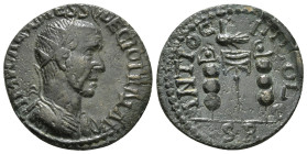 PISIDIA. Antioch. Trajanus Decius (249-251). Ae.
Obv: IMP CAES G MESS Q DECIO TR A.
Laureate, draped and cuirassed bust right.
Rev: ANTIOCH CE COL / S...