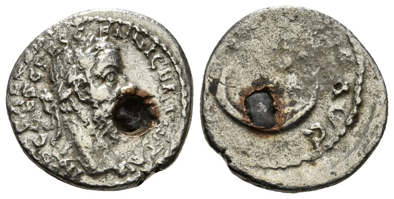 PESCENNIUS NIGER (193-194). Denarius. Antioch.
Obv: IMP CAES C PESCE NIGER.
La...
