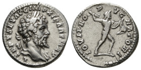 SEPTIMIUS SEVERUS (193-211). Denarius. Rome.
Obv: L SEPT SEV AVG IMP XI PART MAX.
Laureate head right.
Rev: IOVI PROPVGNATORI.
Jupiter advancing right...