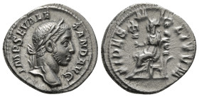 SEVERUS ALEXANDER (222-235). Denarius. Rome 3,50 g