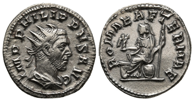 PHILIP I 'THE ARAB' (244-249). Antoninianus. Rome.
Obv: IMP M IVL PHILIPPVS AVG....