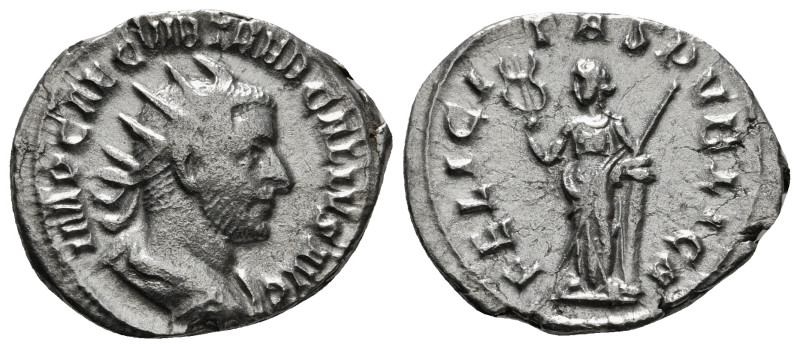 TREBONIANUS GALLUS (252-253). Antoninianus. Rome.
Obv: IMP CAE C VIB TREB GALLVS...