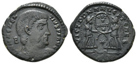 MAGNENTIUS (350-353). Centenionalis. Rome.
Obv: D N MAGNENTIVS P F AVG / B.
Bare-headed, draped and cuirassed bust right.
Rev: VICT DD NN AVG ET CAES ...