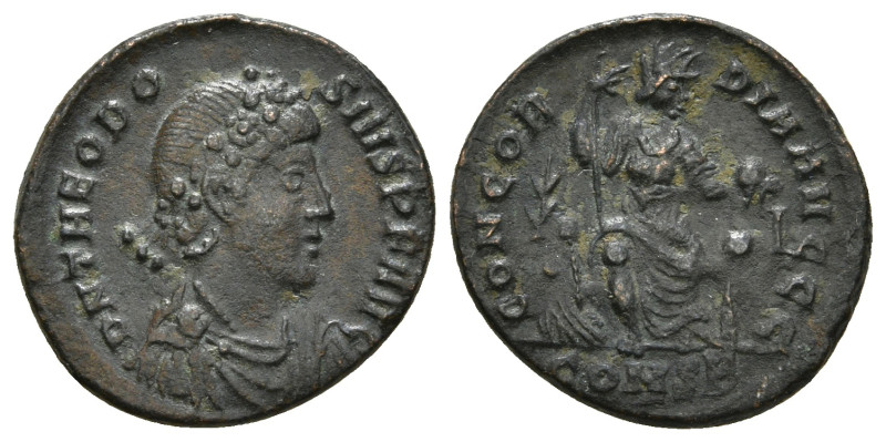 THEODOSIUS I (379-395). Ae. Follis 2,62 g