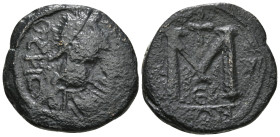 Barbaric imitation byzantine. AE Follis .18,29 g - 29,37 mm