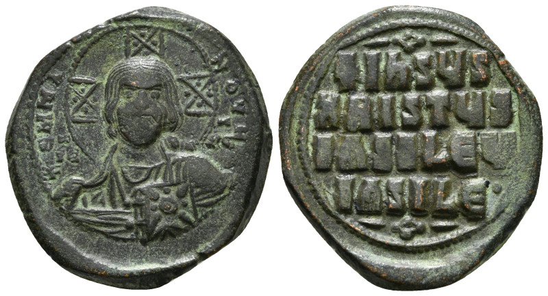 ANONYMOUS FOLLES. Class A3. Attributed to Basil II & Constantine VIII (1020-1028...