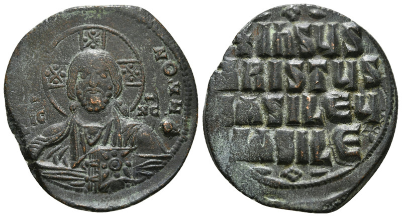ANONYMOUS FOLLES. Class A3. Attributed to Basil II & Constantine VIII (1020-1028...