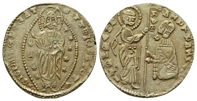 ISLAMIC. Beyliks of Western Asia Minor. Debased GOLD Ducat (After AD 1348). Late...