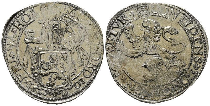 NETHERLANDS. Friesland. Lion Dollar or Leeuwendaalder (1603).
Obv: MO NO OR FRI ...