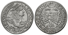 AUSTRIA. Holy Roman Empire. Leopold I (Emperor, 1658-1705). 3 Kreuzer (1678). Hall.
Obv: LEOPOLDVS D G R I S A G H B R.
Laureate, draped and armored b...
