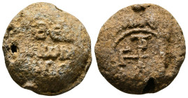 Byzantine Lead Seal. 18,63 g - 24,42 mm