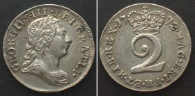 GREAT BRITAIN. Maundy 2 Pence 1772 GEORGE III silver UNC-