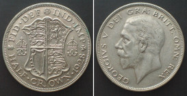 GREAT BRITAIN. 1/2 Crown 1928, GEORGE V, silver AU!