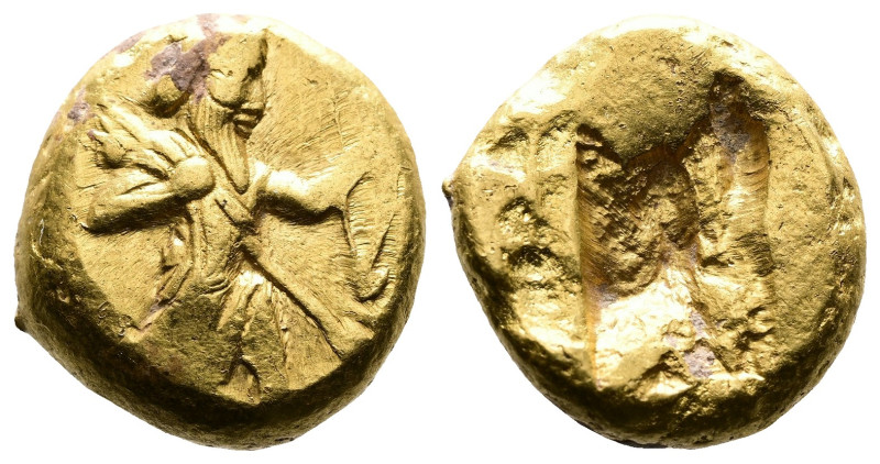 Persia, Achaemenid Empire, Time of Darios I to Xerxes II. Gold Daric (14.12 mm, ...