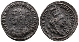 Seleucis and Pieria. Antioch. Philip I, 244-249. Oktassarion (Bronze, 29.3 mm, 15.85 g, 12 h). ΑΥΤΟΚ Κ ΜΑ ΦΙΛΙΠΠΟC CЄΒ Laureate and cuirassed bust of ...