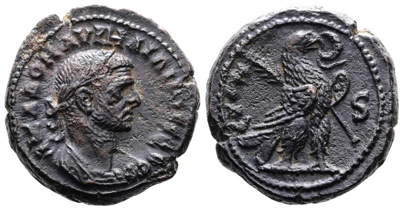 Alexandria, Aurelian, 270-275 AD. Bronze Tetradrachm (21.8 mm, 10.6 g.). RY 6 = ...
