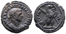 Alexandria, Aurelian, 270-275 AD. Bronze Tetradrachm (21.8 mm, 10.6 g.). RY 6 = 274/5 AD. A K Λ ΔΟΜ AYΡΗΛΙΑΝΟC CЄB Laureate and cuirassed bust of Aure...