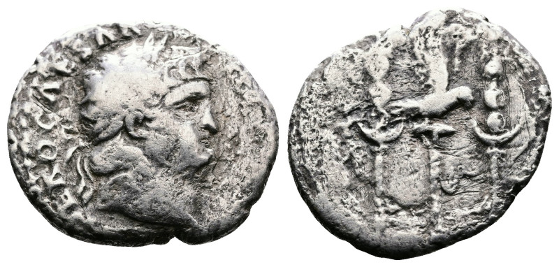 Nero, AD 54-68. AR Denarius (17.9 mm. 3,01g) Rome, circa 64-65. IMP NERO CAESAR ...