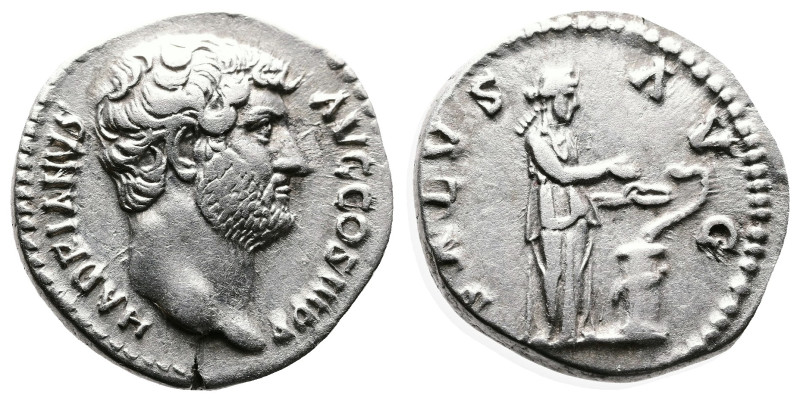 Hadrian, 117-138 AD. AR Denarius (17.2 mm, 3.4 g.). Rome. 133-135 AD. HADRIANVS ...