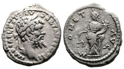 Septimius Severus, 193-211 AD. AR Denarius (17.6 mm, 3.6 g.). Emesa, 194-195 AD. IMP CAE L SEP SEV PERT AVG COS II, laureate head of Septimius Severus...