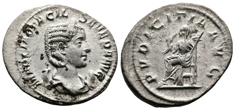 Otacilia Severa, AR Antoninianus. (24mm, 3.95 g.). Rome, 244-246 AD. MARCIA OTAC...