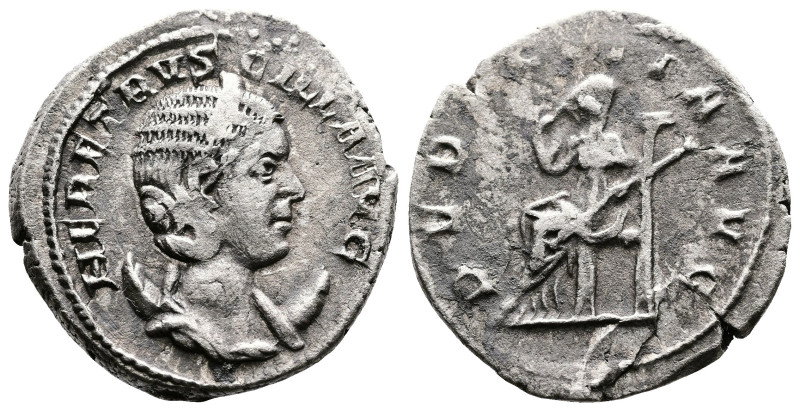 Herennia Etruscilla, 249-251 AD. AR Antoninianus (21.6 mm, 3.2 g.). Rome, 249-25...