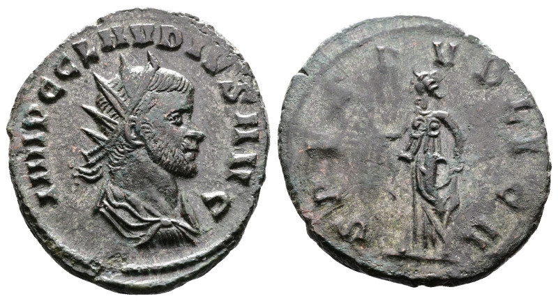 Claudius II Gothicus 268-270 AD. AE Antoninianus (20.23 mm, 4,36 g.). Rome. IMP ...