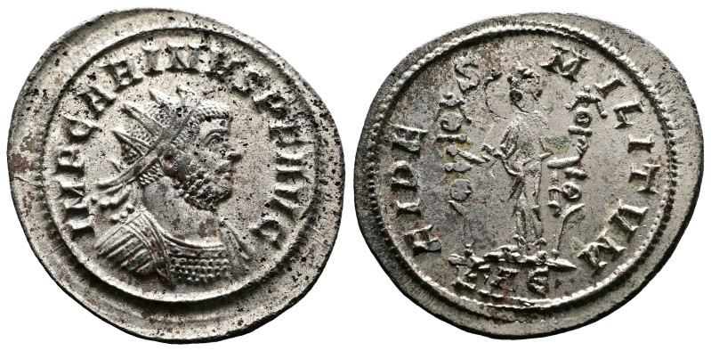 Carinus, 283-285 AD. Silvered Bronze Antoninianus ( 24.1 mm, 3.55 g.). Rome, 284...