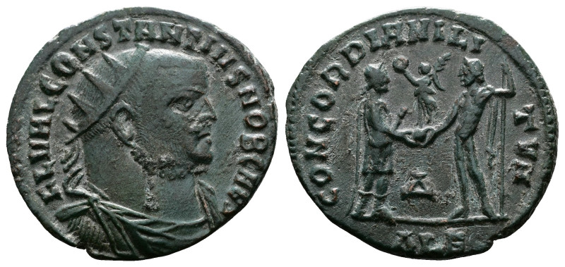 Constantius I as Caesar, 293-305 AD. AE Antoninianus (20.9mm, 2,91g.). Alexandri...