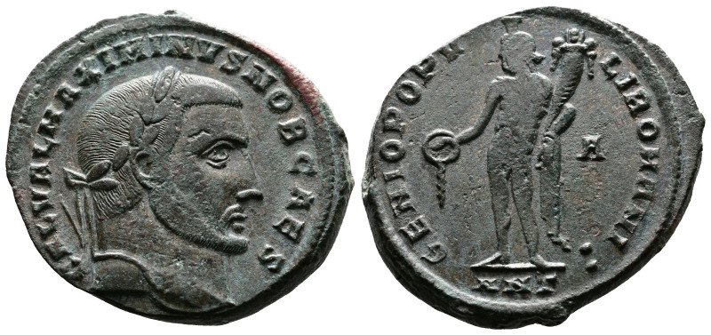 Galerius, as Caesar, 293-305 AD. AE Follis (28.7 mm, 11.75 g.). Antioch, 304-305...