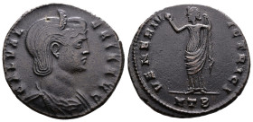 Galeria Valeria, 293-311 AD. AE Follis (25.2 mm, 6.69 g.). Heraclea, 309-310 AD. GAL VALERIA AVG, pearl-diademed and draped bust of Galeria Valeria ri...