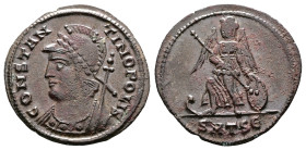 Commemorative Series, struck under Constantine I the Great (307/10-337 AD.) AE Follis (17.6 mm, 1.76 g.), Thessalonica, 330-333 AD. Commemorative Issu...