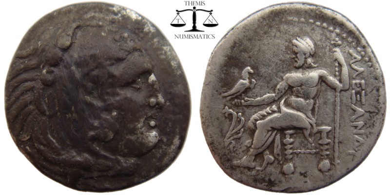 Alexander III Kings of Macedonia, AR Drachm 336-323 BC. Head of Herakles right, ...
