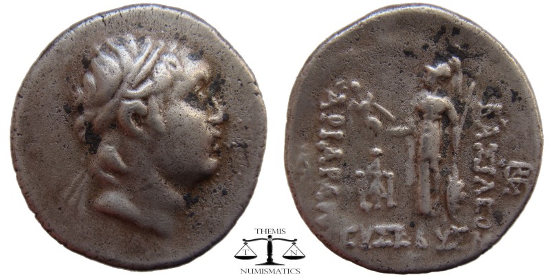 Ariarathes V Kings of Cappadocia, Eusebeia-Mazaka AR Drachm 163-130 BC. Diademed...