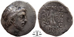 Ariobarzanes III Kings of Cappadocia, Eusebeia AR Drachm 52-42 BC. Diademed, and bearded head of Ariobarzanes III to right / ΒΑΣΙΛΕΩΣ ΑΡΙΟΒΑΡΖΑΝΟΥ ΕΥΣ...