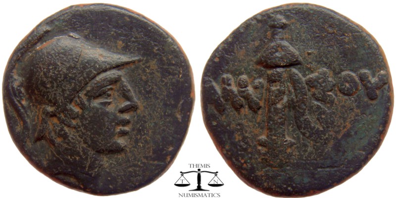 Pontos, AE21 Amisos ca. 85-65 BC. Time of Mithradates VI Eupator. / Youthful, he...