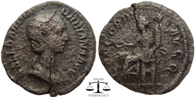 Orbiana Limes falsum Denarius Rome 225-235 AD. Diademed & draped bust right / CO...