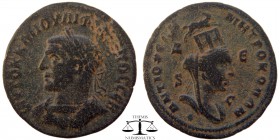 Philip I 'the Arab' Syria, AE30 Antioch 244-249 AD. AVTOK K M IOVΛI ΦIΛIΠΠOC CEB, laurete and cuirassed bust left / ANTIOCEWN MHTRO KOLW D-e S-C, turr...