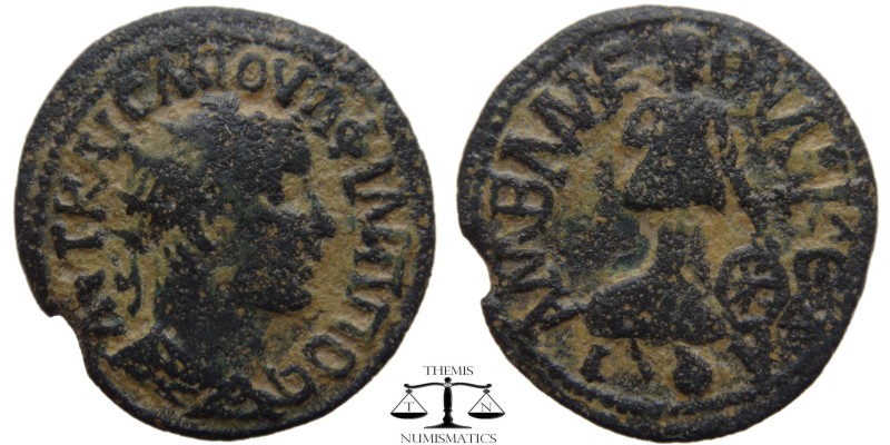Philip II Pisidia, Amblada AD 247-249. Radiate, draped and cuirassed bust right ...