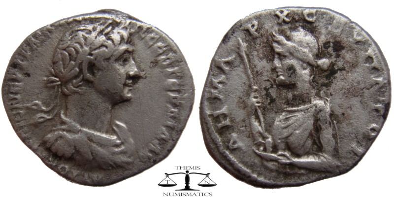 Trajan Cappadocia, Caesarea AR Drachm 103-111 AD. AYTOKP KAIC NЄP TPAIANOC CЄB Γ...