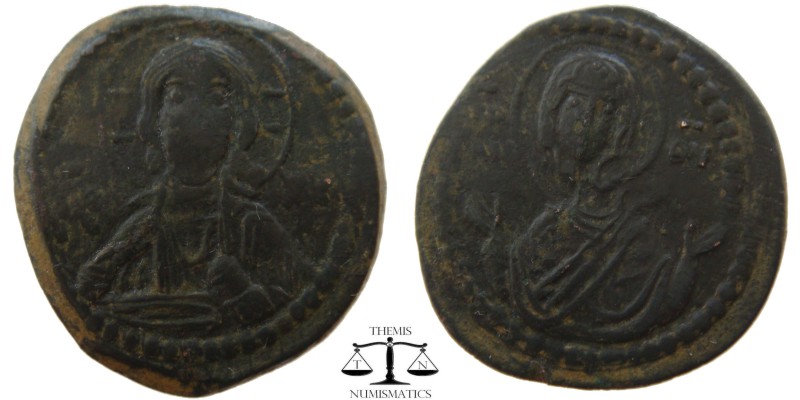 Romanus IV Diogenes AE Follis Constantinople 1068-1071 AD. IC-XC to left and rig...